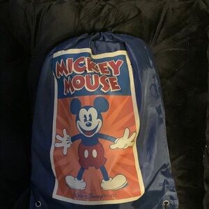 Disney Mickey Mouse Blue Drawstring Bag